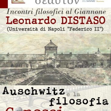Incontri filosofici al Giannone: Distaso su Auschwitz e la filosofia