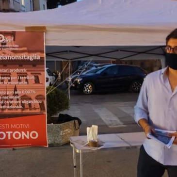 “NOstra” di Benevento: banchetti informativi in merito al Referendum