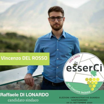 La lista “esserCi” presenta il candidato Vincenzo Del Rosso