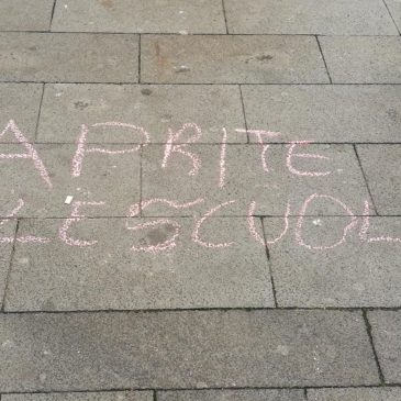 Questa mattina a Benevento la protesta dei genitori anti-Dad: “Riaprite le scuole”