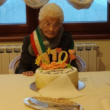 Il Sannio festeggia i 110 anni di nonna Annamaria