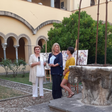 Benevento, Dieci anni di UNESCO: performance “enoartistica” di Elisabetta Rogai