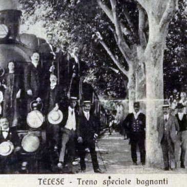Tutto pronto a Telese Terme per l’arrivo della locomotiva storica