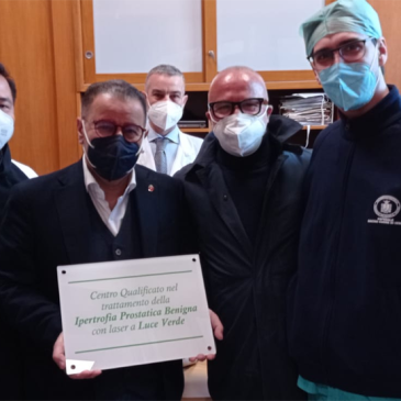Ipertrofia prostatica benigna con green laser: il Fatebenefratelli certificato centro nazionale qualificato