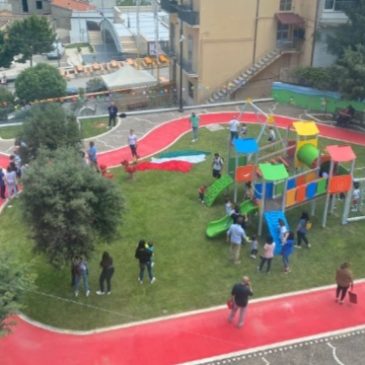 Paupisi, inaugurato il parco giochi inclusivo “Antonio D’Agostino”