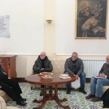 L’UsAcli di Benevento incontra il vescovo Giuseppe Mazzafaro