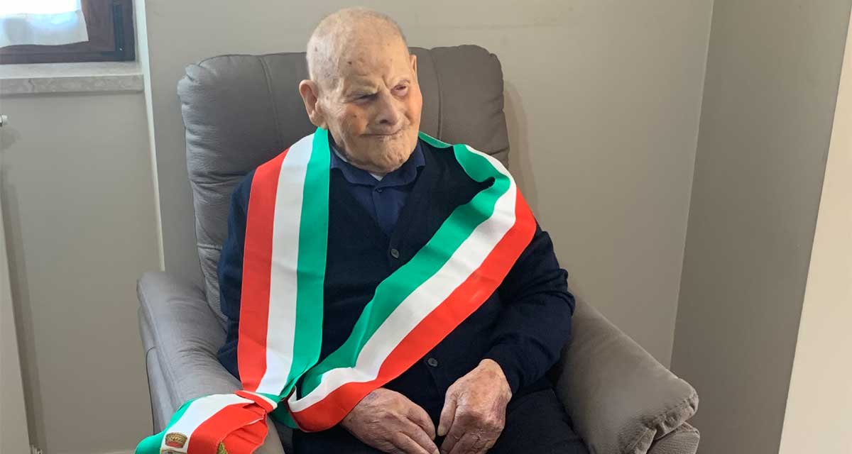 Paupisi, 105 anni per Carmine Fusco: si festeggia il nonno da guinnes dei primati