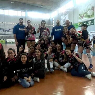 L’Olimpia Volley San Salvatore batte Catania e fa festa all’ultima di campionato