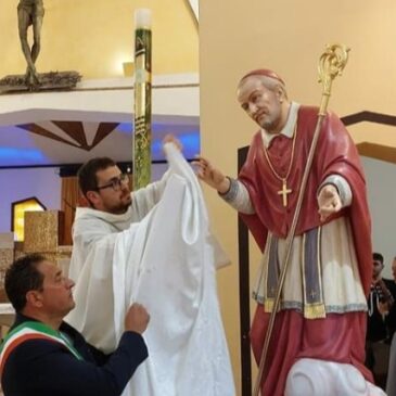 Telese, svelata alla comunità la nuova statua di Sant’Alfonso
