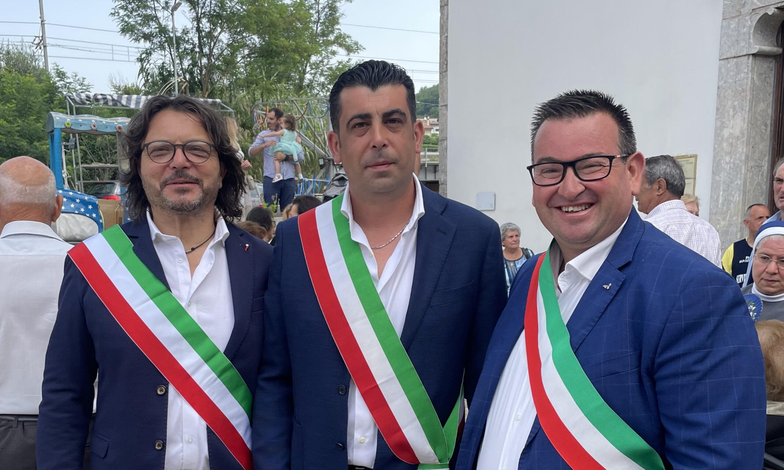 Il sindaco di Paupisi a San Lorenzo Maggiore per la festa a Maria Santissima della Strada