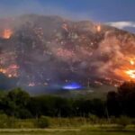 Incendi sul Taburno, due fronti di fuoco: fiamme che minacciano San Michele e devastano il massiccio 242282