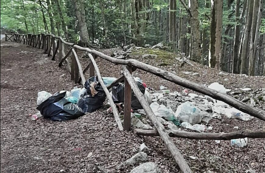 Parco del Taburno tra degrado e rifiuti: la denuncia di Italia Verde