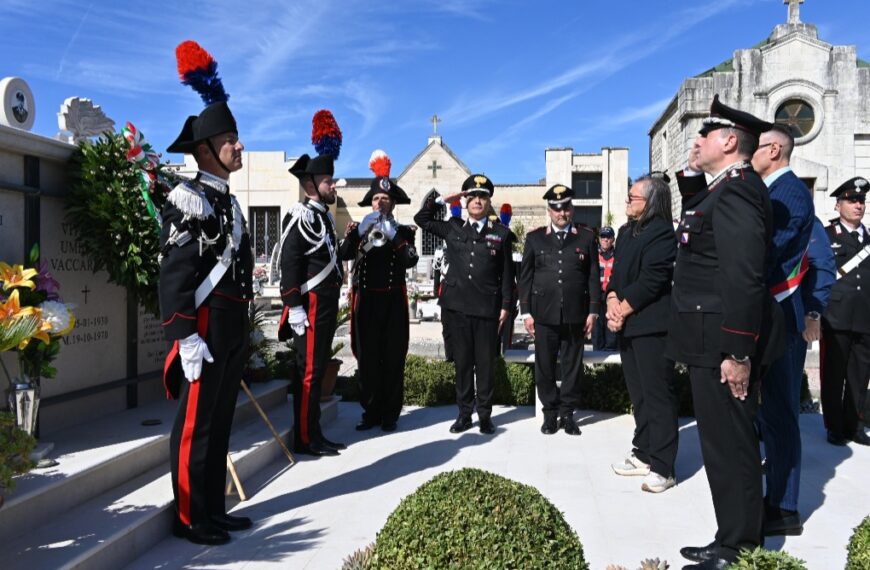 Ponte ricorda Vittorio Vaccarella eroe dell’Arma a cinquantasei anni dalla morte