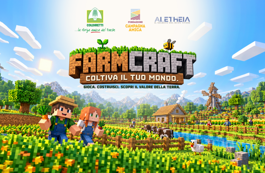 Coldiretti porta l’educazione alimentare nel mondo di Minecraft con Farmcraft