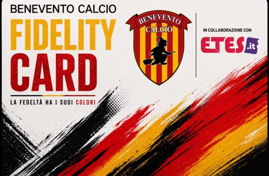Benevento Calcio, al via il ritiro delle Supporters Cards