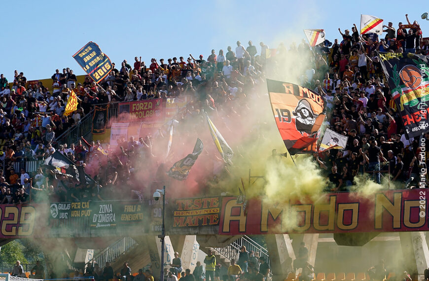 Benevento Calcio, allenamento a porte aperte all’antistadio Imbriani