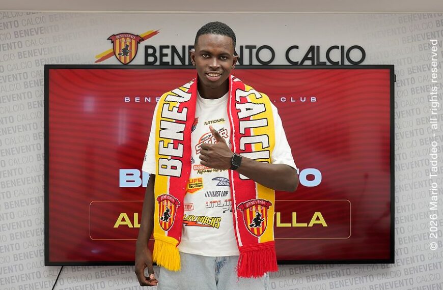 Benevento Calcio, infortunio di Alioune Sylla