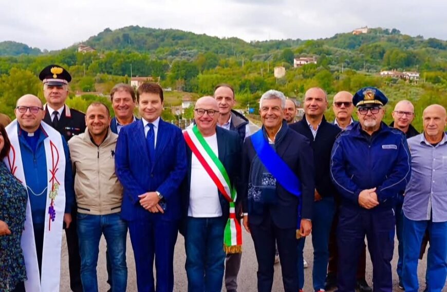 Ad Amorosi la messa in sicurezza del ponte Volturno