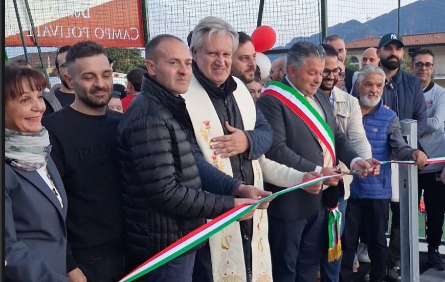 Bonea, inaugurato il nuovo campo polivalente comunale durante la Giornata dello Sport
