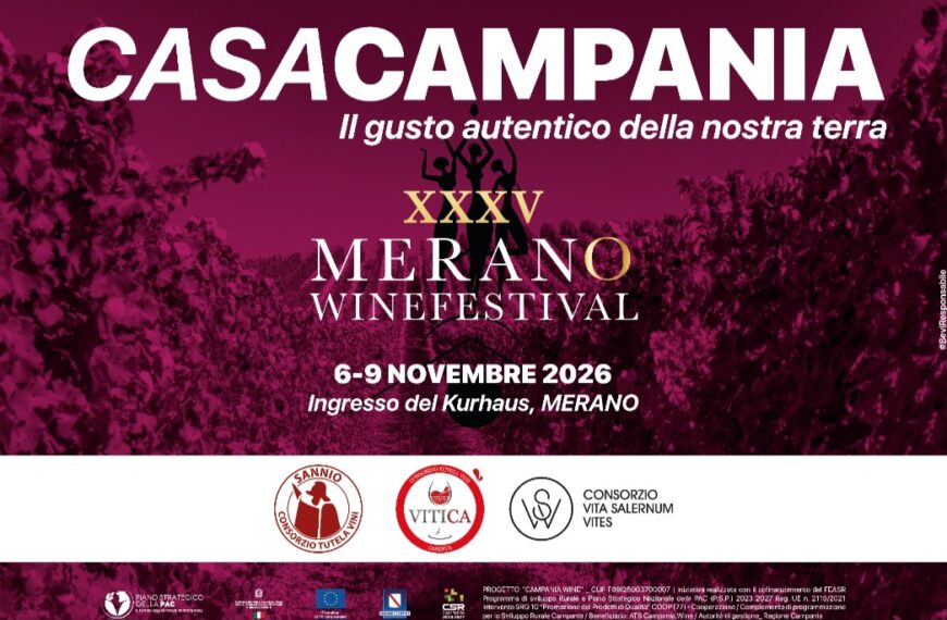 Campania.Wine: tre Consorzi uniti al Merano WineFestival 2026