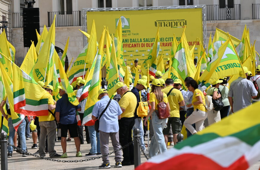 Coldiretti Campania: il 22 ottobre protesta degli agricoltori a Napoli