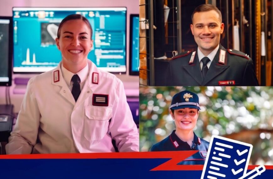 Carabinieri, concorso straordinario per 400 Allievi Marescialli laureati: domanda prorogata al 9 novembre