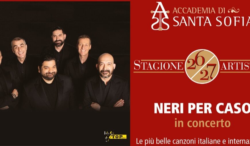 Benevento, i Neri per Caso al Teatro Comunale per l’apertura della stagione dell’Accademia di Santa Sofia