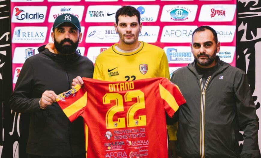 Benevento 5: colpo in porta, ufficiale l’arrivo di Riccardo Ditano